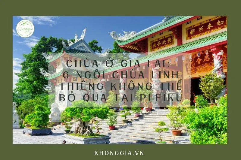 Chùa ở Gia Lai: 6 Ngôi Chùa Linh Thiêng Không Thể Bỏ Qua Tại Pleiku