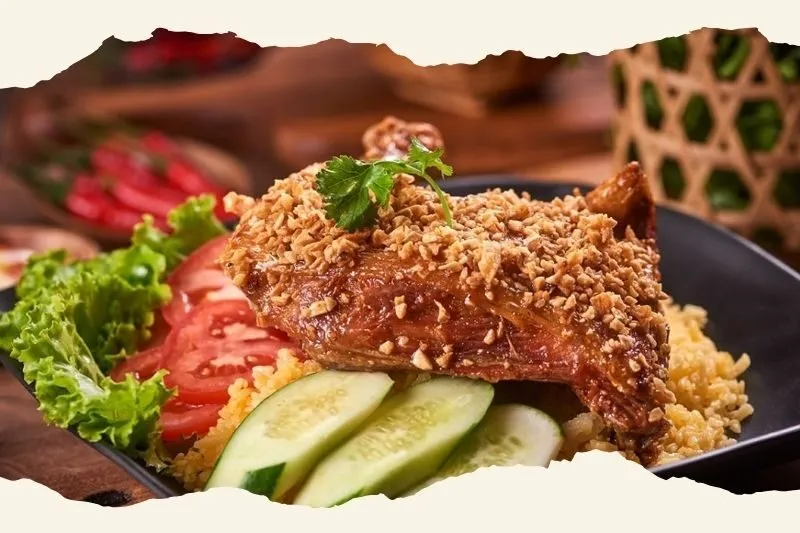 Cơm gà xối mỡ 142