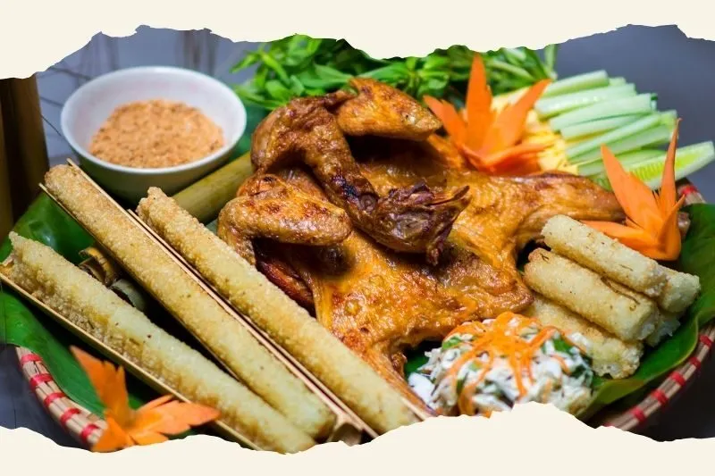 Gà nướng cơm lam Pleiku – KSOR HNAO